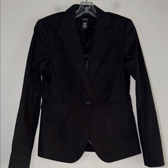 Victoria’s Secret Body by Victoria Black Formal Blazer with Notched Lapels - Picture 1 of 8